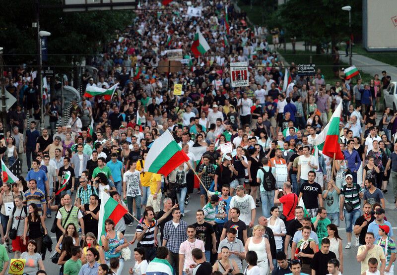 В столкновениях в столице Болгарии ранения получили восемь человек