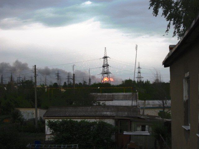 Вибухи снарядів у Самарі: дим стоїть в 15 км від місця