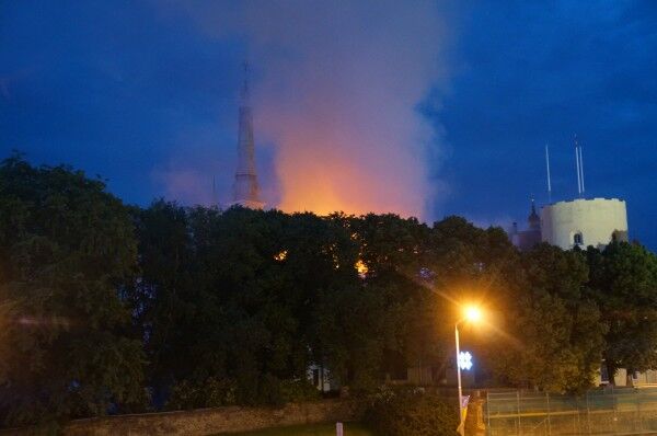 Пожежа в президентському палаці в Ризі локалізована