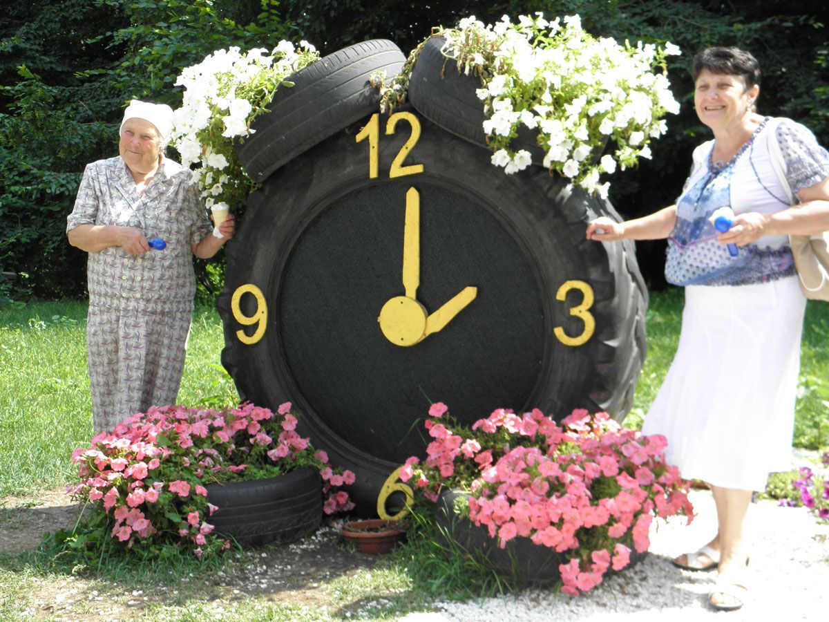 Шины, фары, петуния и бегония: выставка зеленых авто