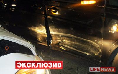 В Москве в съемочную группу Депардье врезалось такси