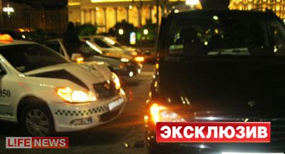 В Москве в съемочную группу Депардье врезалось такси