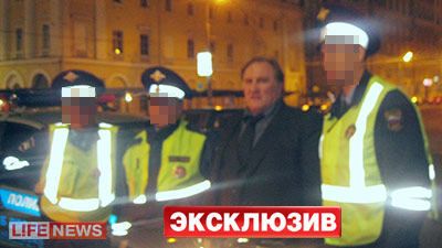 В Москве в съемочную группу Депардье врезалось такси