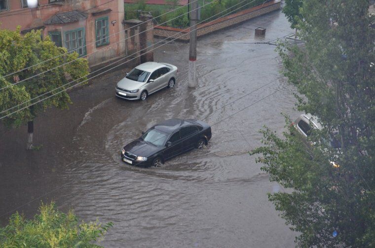 Херсон затопив тропічна злива