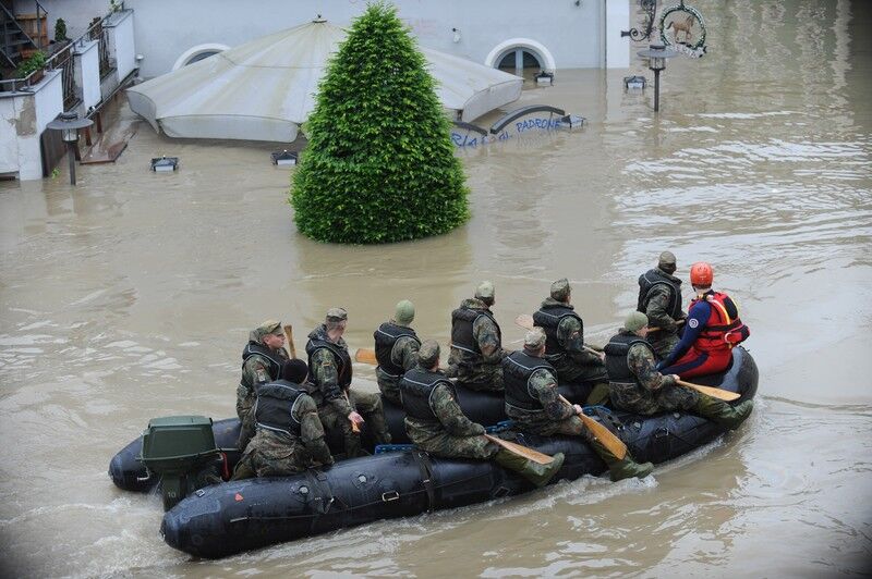 Европу затопило