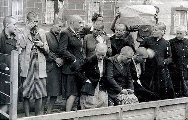 Что делали с любовницами гитлеровцев после войны