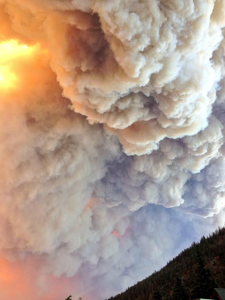 Сильні лісові пожежі в Колорадо