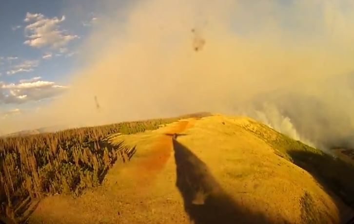 Сильні лісові пожежі в Колорадо