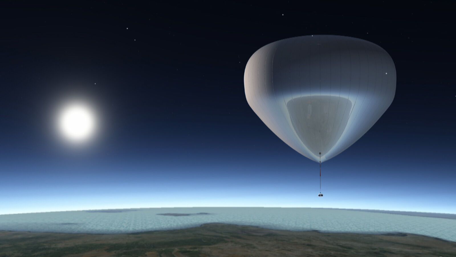 Туристов приглашают в космос на воздушном шаре