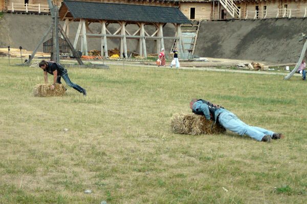 Байкеры и рыцари в "Киевской Руси" сошлись на одном ристалище