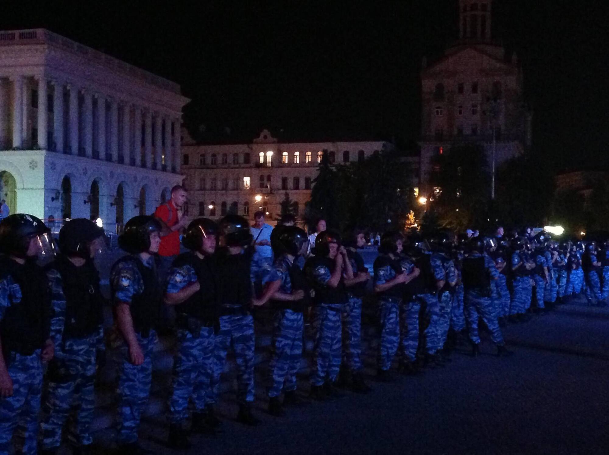 Милиция разогнала митинг на Майдане Незалежности