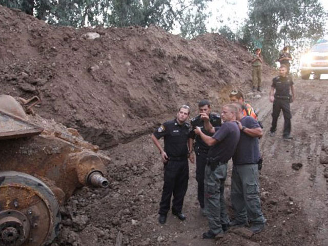 В Ізраїлі робочі викопали з-під землі радянський танк Т-34