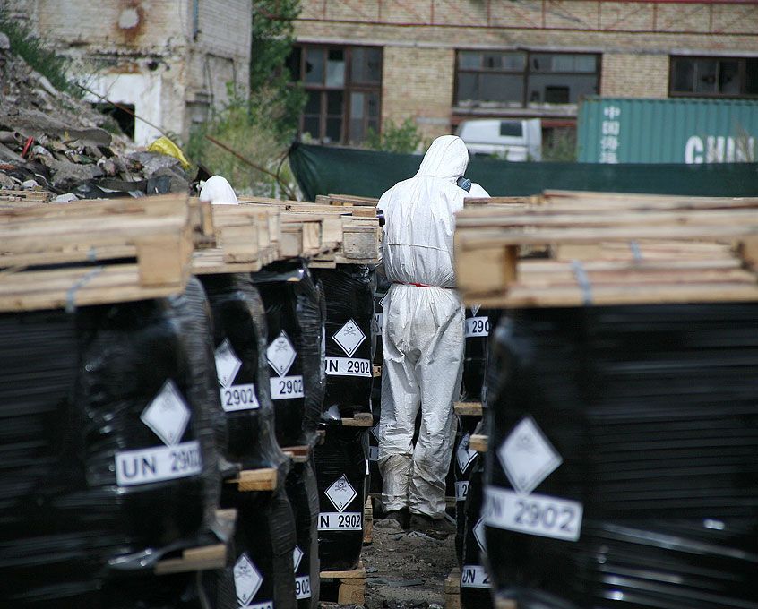 Завод «Радикал» полностью очистили от хлорсодержащих отходов