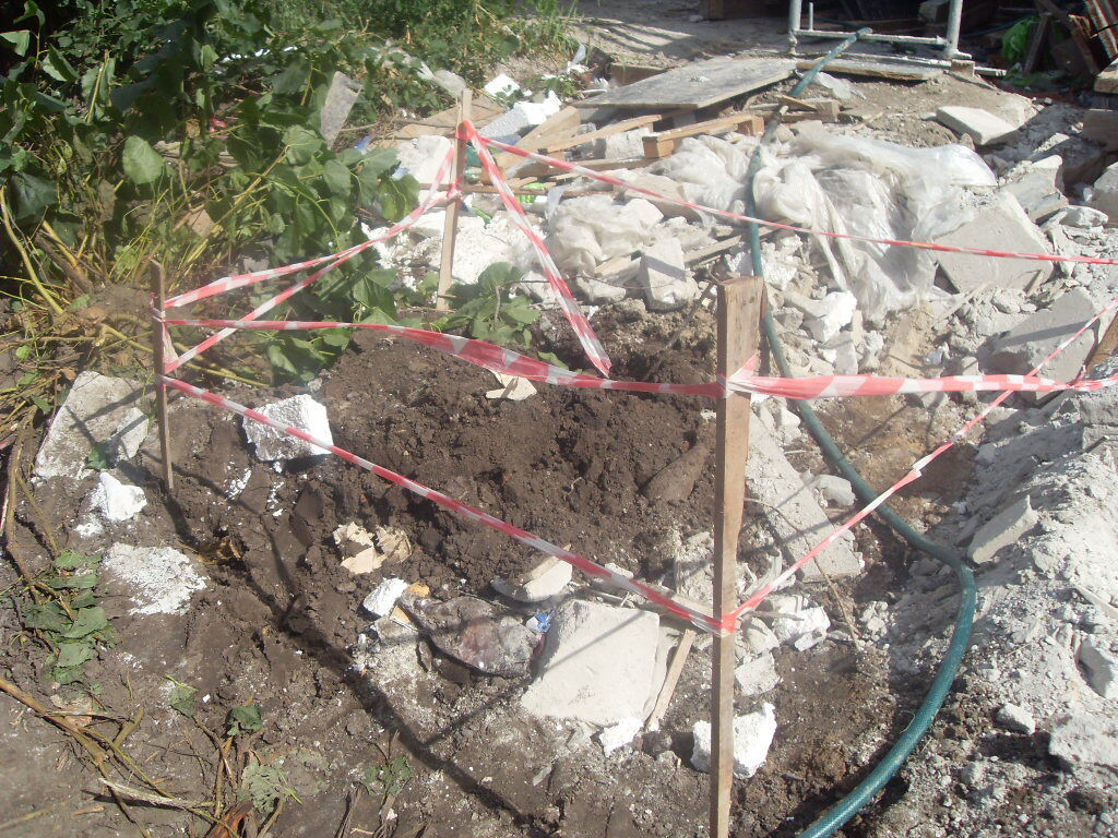 На Киевщине на стройке многоэтажки нашли мину