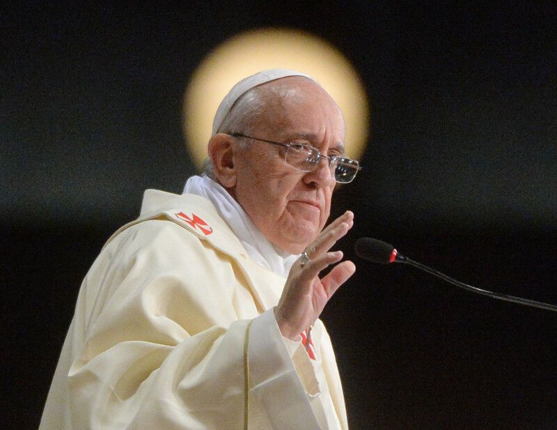 Папа Франциск в Бразилии повторил крестный путь Иисуса