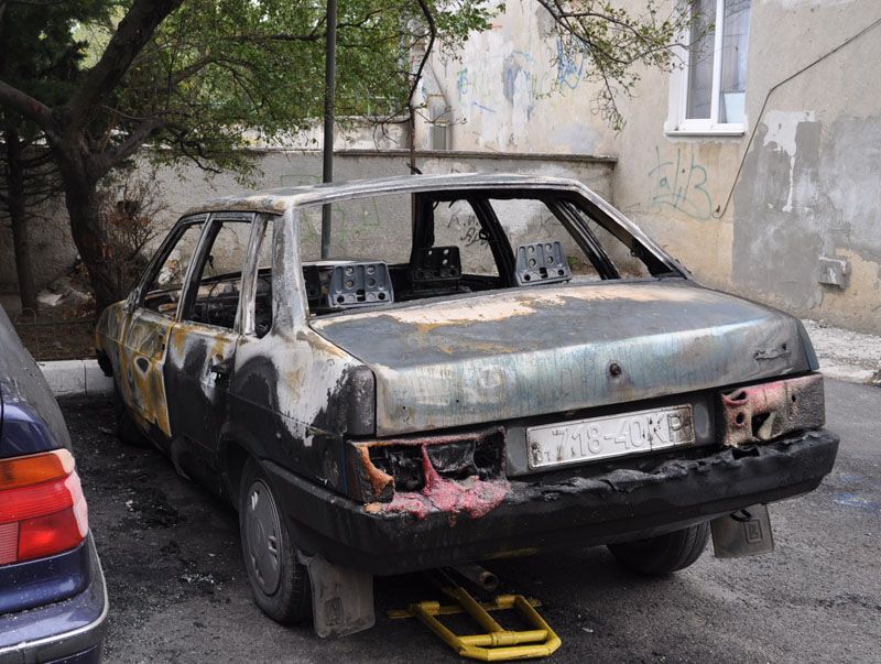 В Алупці підпалили авто депутата від Партії регіонів