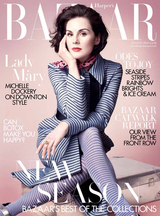 Звезда сериала "Аббатство Даунтон" в Harper's Bazaar