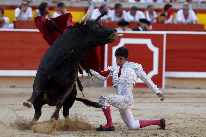 В испанской Памплоне прошел традиционный забег быков: есть раненые
