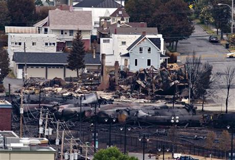 В крушении поезда в Канаде обвинили пожарных