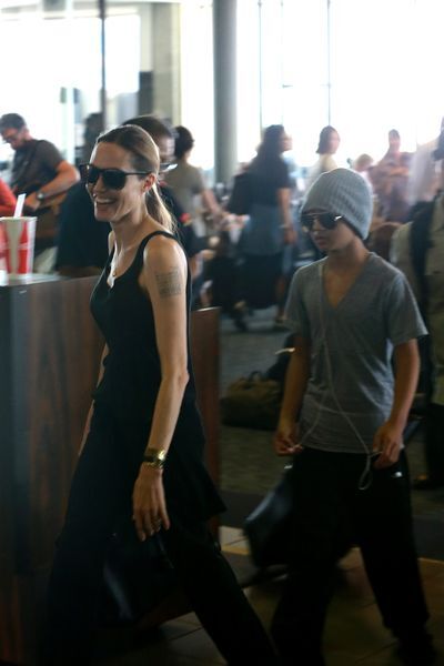 Анджелина Джоли снимает новый фильм на Гавайях