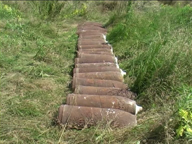 На Полтавщині знищили 32 снаряди часів ВВВ