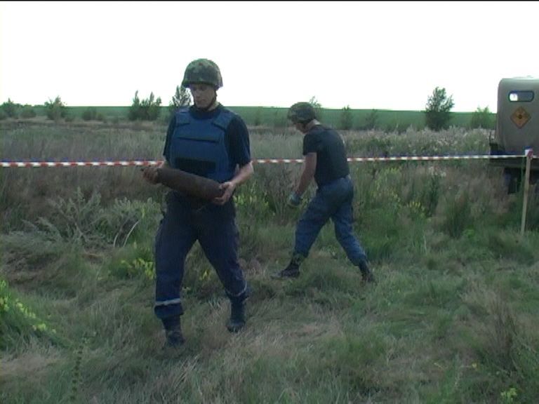 На Полтавщині знищили 32 снаряди часів ВВВ