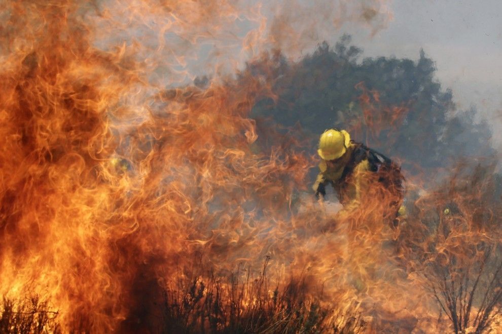  Лісова пожежа Silver Fire в Каліфорнії