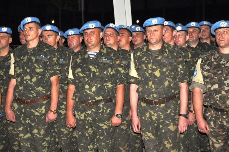 Третья ротация украинских миротворцев отправилась в Конго