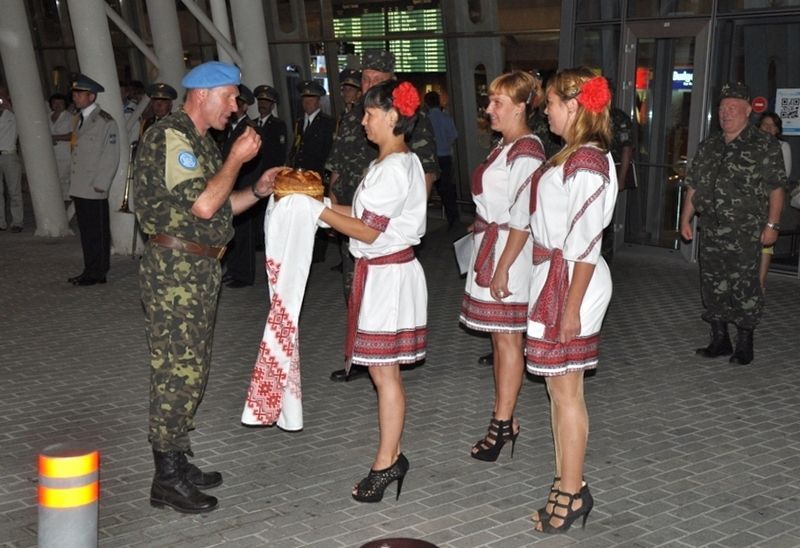 Третья ротация украинских миротворцев отправилась в Конго
