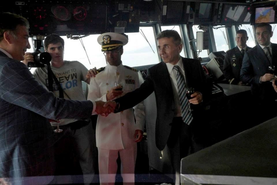 Президент і прем'єр Грузії поскандалили на борту корабля США