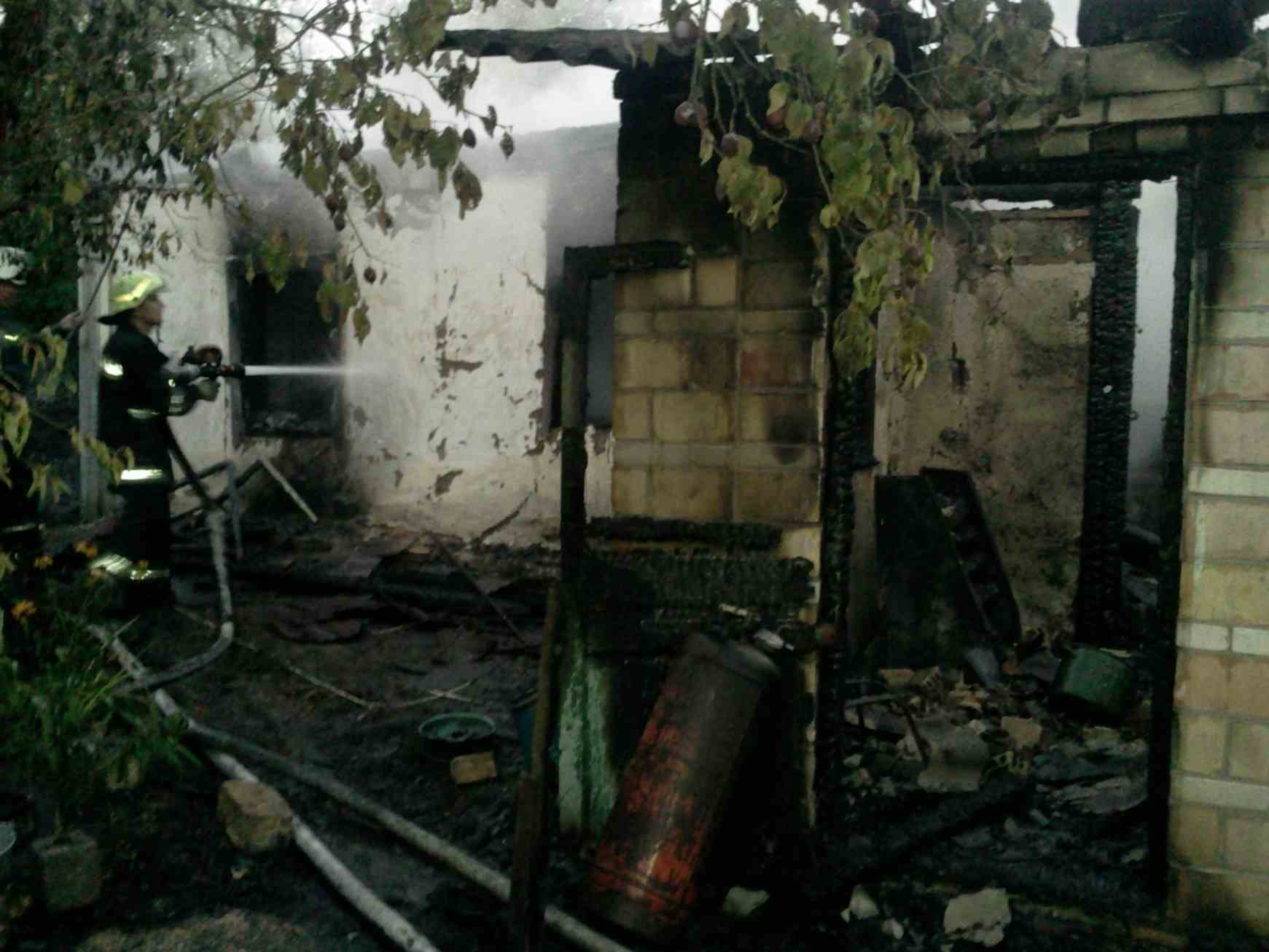 На Киевщине сгорел дом, погиб мужчина