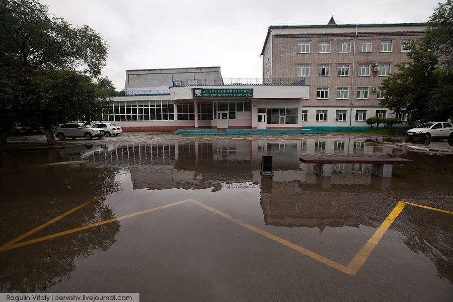 Наводнение в Благовещенске