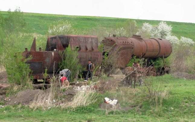 В Румынии украли и распилили на металлолом бронепоезд времен ВОВ