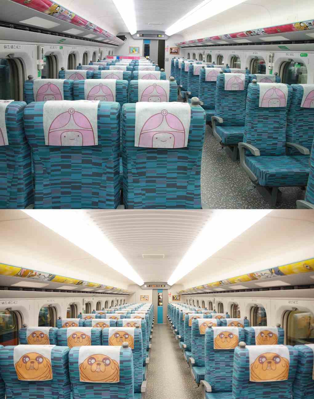 На Тайване запустили мультяшный поезд