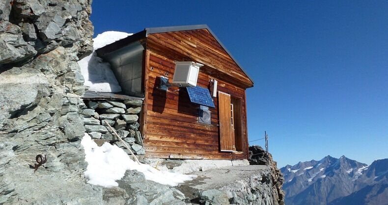 Самый экстремальный домик находится в горах Швейцарии