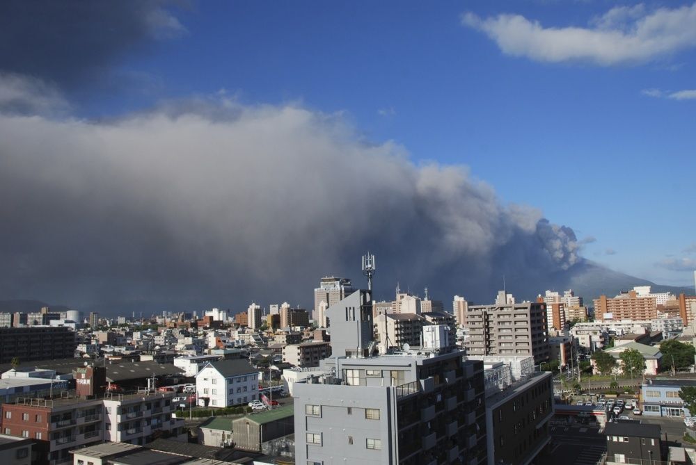 У Японії прокинувся вулкан