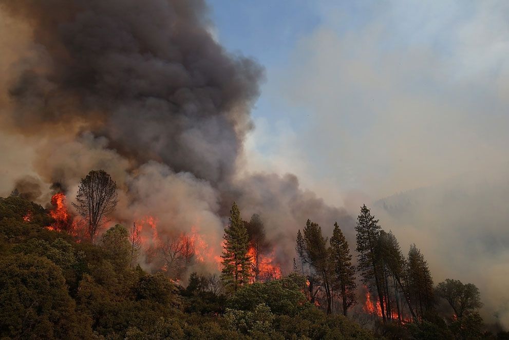 Найбільший за всю історію пожежа в парку Йосеміті