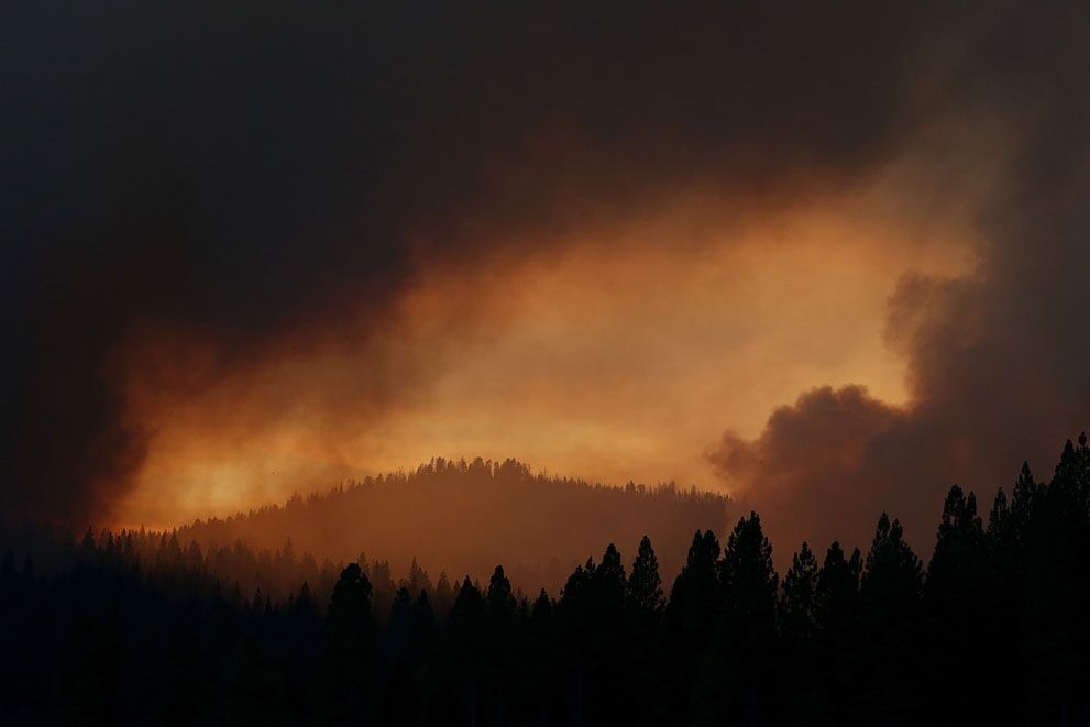 Крупнейший за всю историю пожар в парке Йосемити