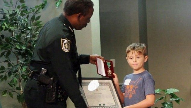 9-річний британець отримав нагороду за хоробрість у США