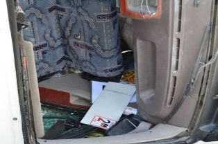 В Севастополе перевернулся автобус с пассажирами