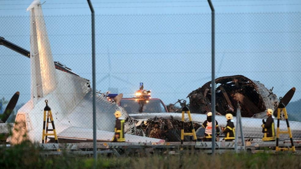 На борту украинского самолета в Германии заживо сгорели птенцы