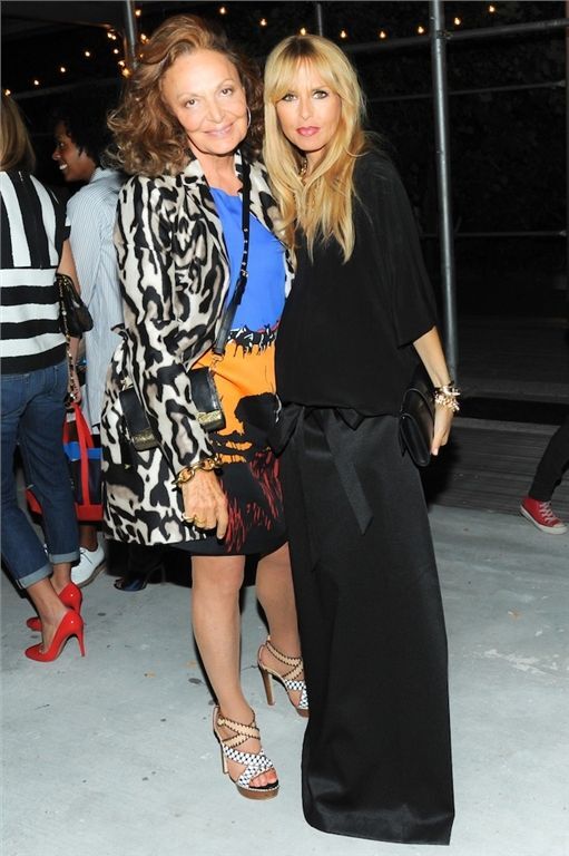 Звездные почитатели Diane Von Furstenberg отужинали в Нью-Йорке