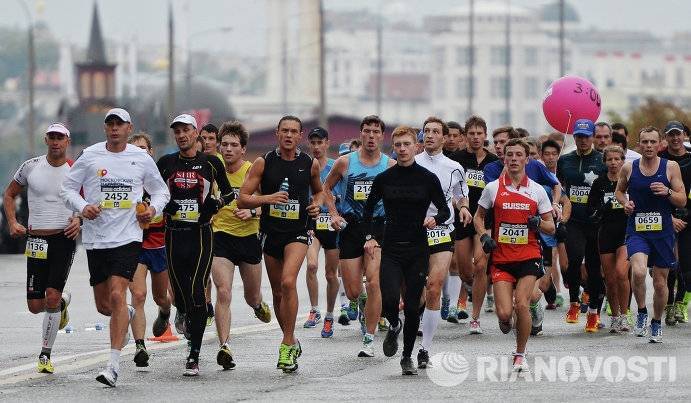 Украинцы выиграли Московский марафон 