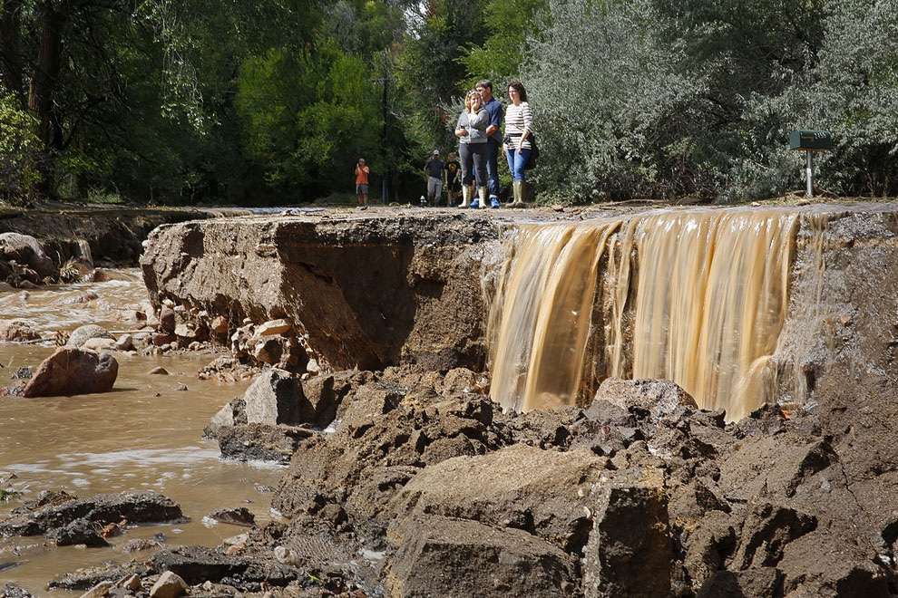 Разрушительное наводнение в Колорадо