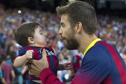 Шакира и Милан вдохновляли Пике на футбольные подвиги