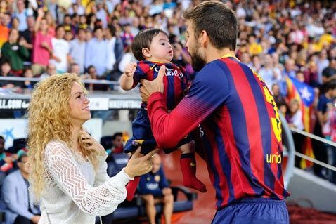 Шакира и Милан вдохновляли Пике на футбольные подвиги