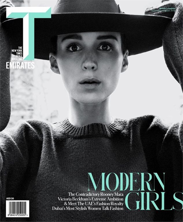 Руни Мара стала героиней бесцветной работы T Magazine