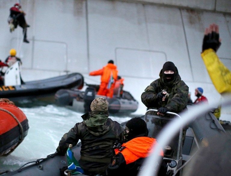 Атака Greenpeace на Газпром