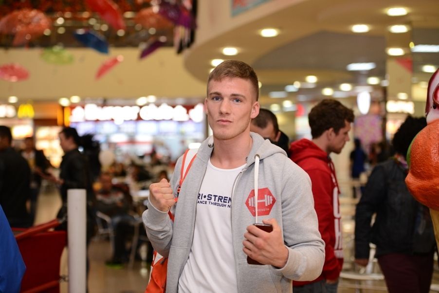 Участники боксерского турнира в Харькове провели открытую тренировку 