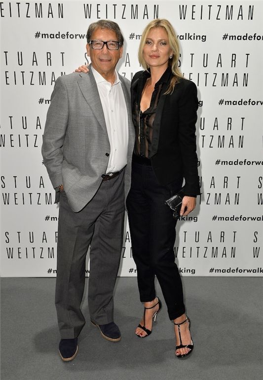 Кейт Мосс одной из первых оценила новый бутик Stuart Weitzman 